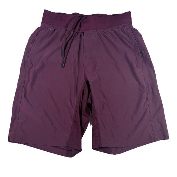 Lululemon Commission Shorts Burgundy Men’s Size Small 9” Inseam Lightweight - Picture 1 of 6